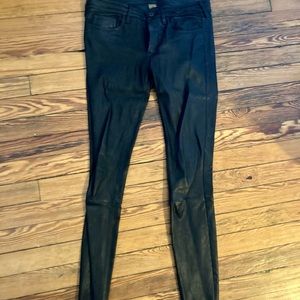 True Religion leather leggings